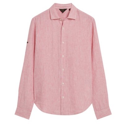 Chemise à manches longues homme Studios Casual Linen SUPERDRY