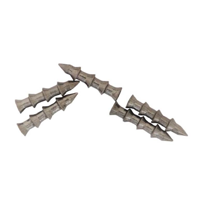 Plomb X Zone Lures Tungsten Pagoda Nail Sinker
