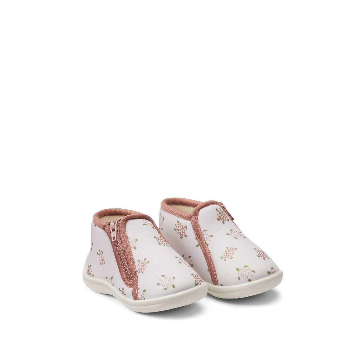 COLEÇÕES LA REDOUTE<br>Pantufas com zíper, estampa de tartaruga