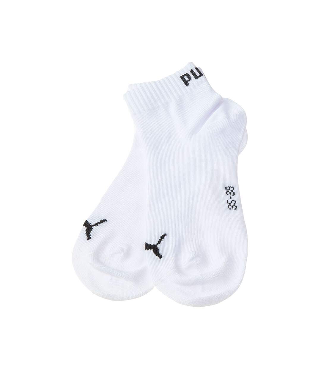 Chaussette Basses - Lot de 3 - Talon renforcé - Pointe renforcée - Coutures plates - Sans bouclette - Multisport - Fine - Coton - Blanc