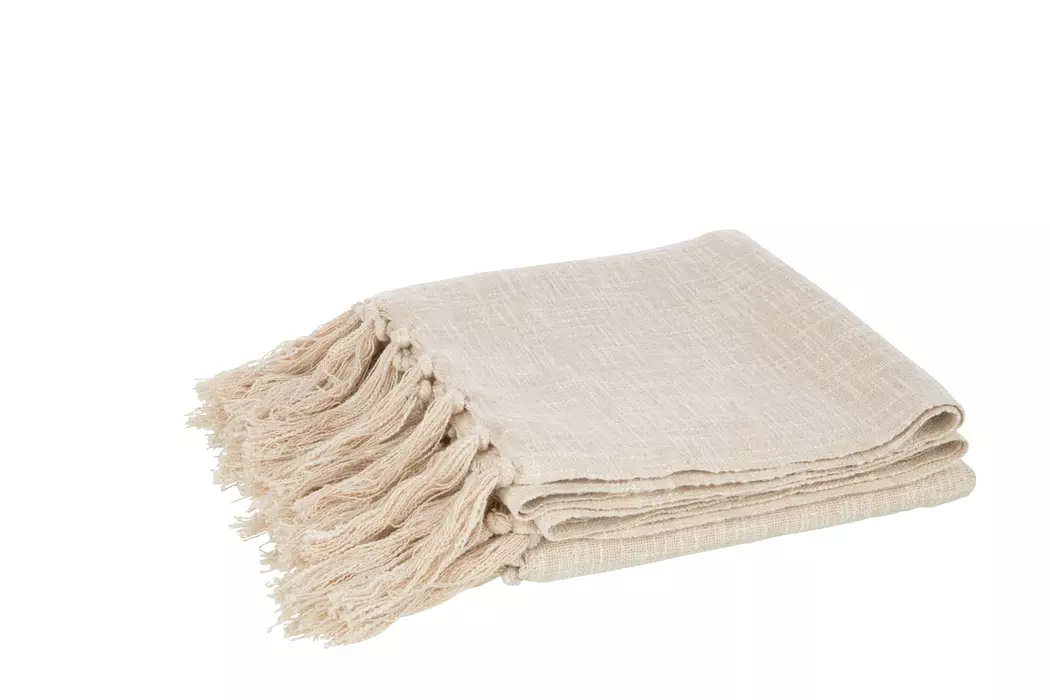 Kuscheldecke Fransen 130 x 180 cm
