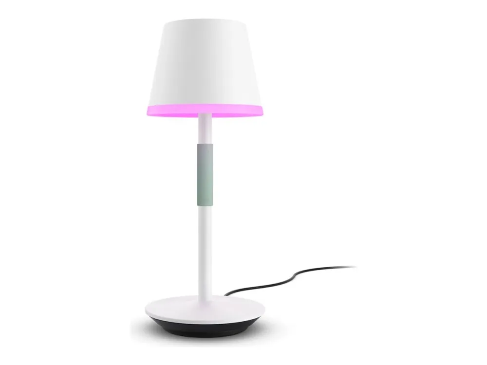 Philips Hue White and Color Ambiance Go - Bordlampe - LED - klasse G - 16 millioner farver - hvid, salviegrønt greb