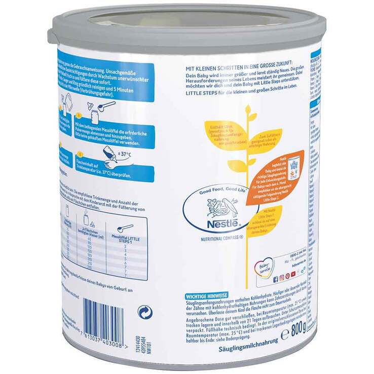 Nestle Little Steps 1 Pulver, 800 g