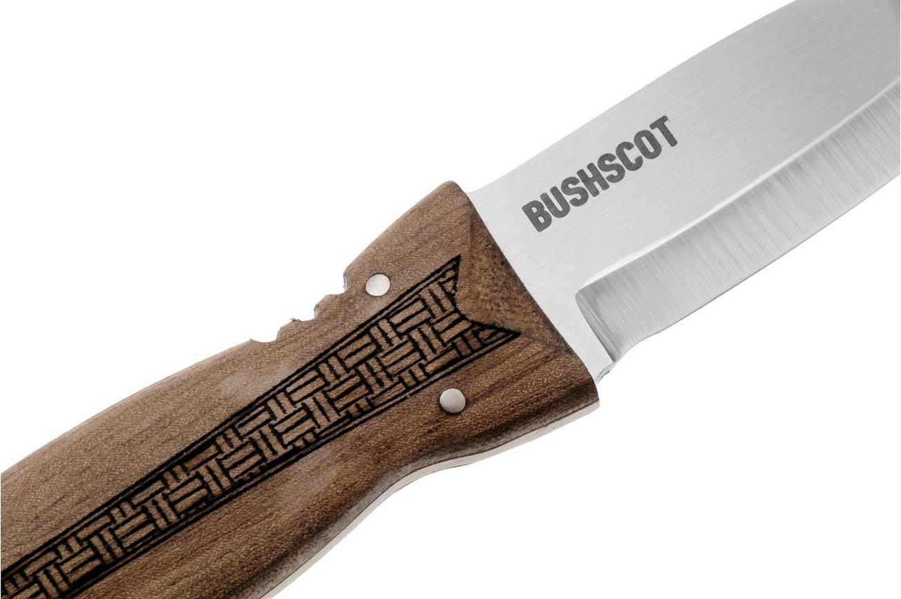 Condor Bushcot CTK1040-3.3WSK Satin 14C28N, Walnut, vaststaand mes