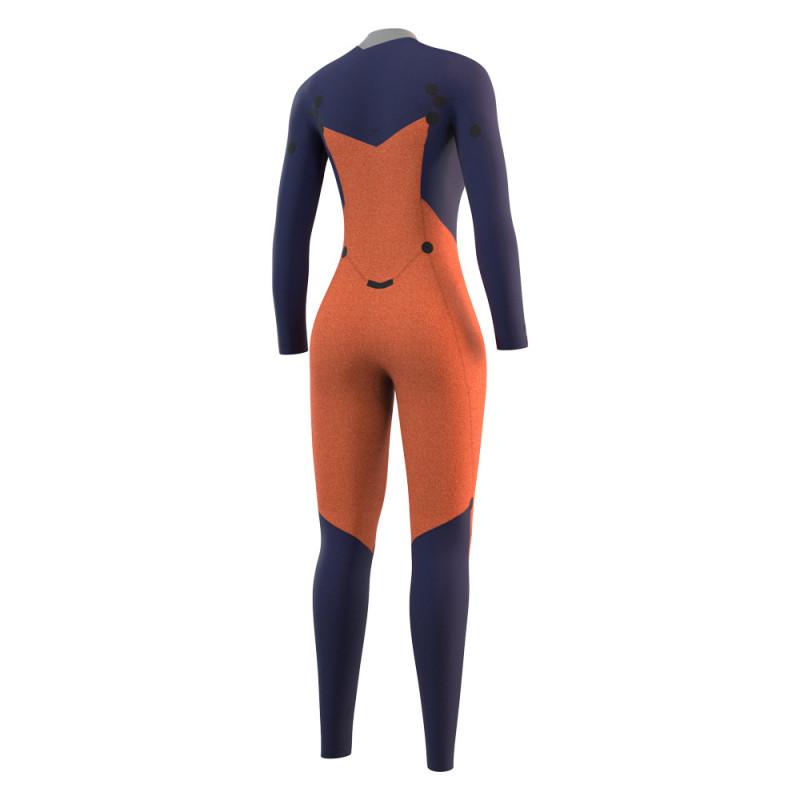 Combinaison Femme Mystic Dazzled 3/2 frontzip bleu nuit