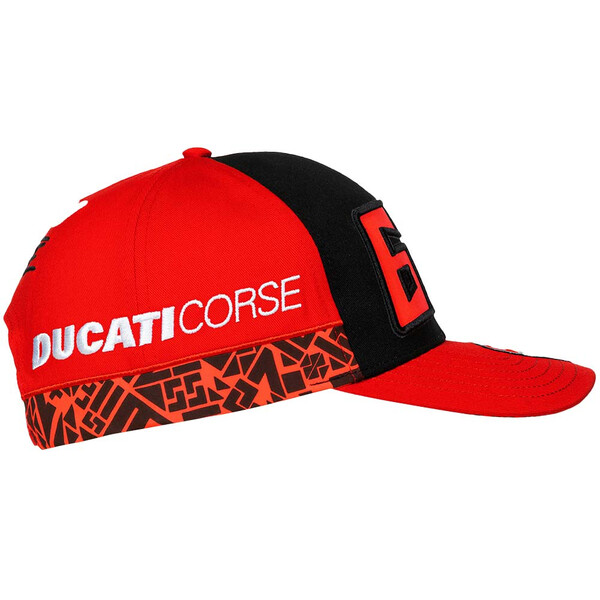ducati - Casquette Bagnaia 63 Noir / Rouge