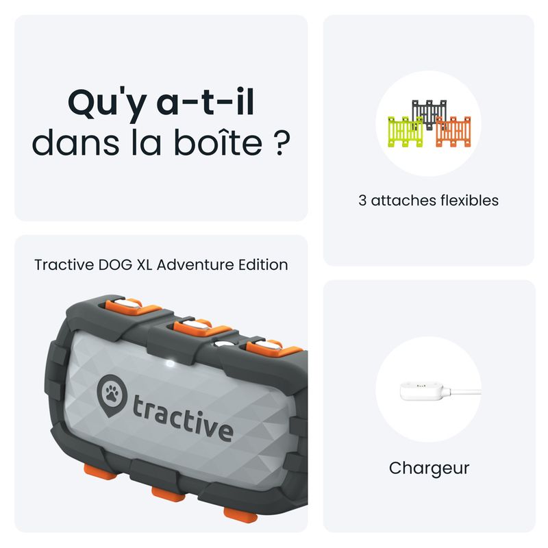 Traceur Tractive DOG XL GPS Adventure Edition