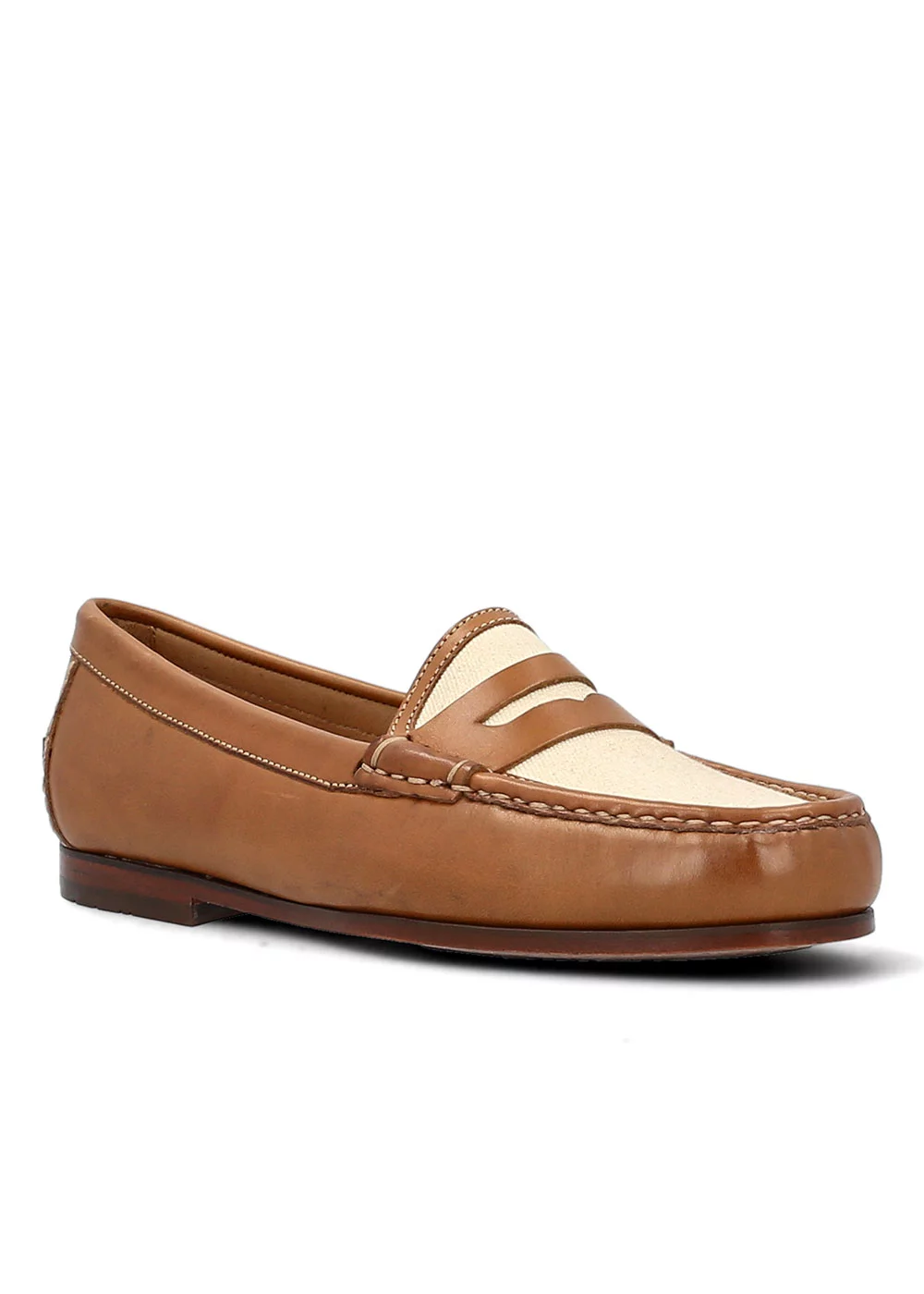 MOCASSIN CAR MOC III CANVAS ECRU