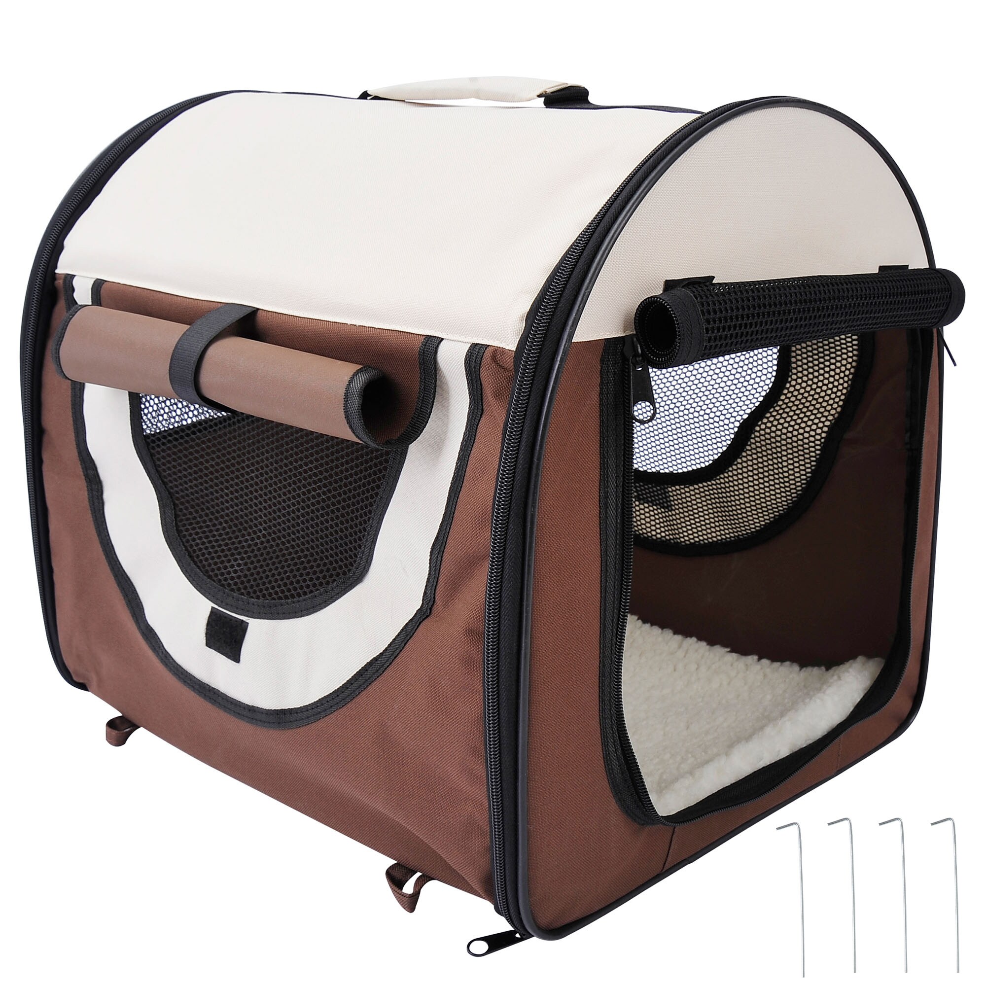 PawHut Hundetransportbox in Größe S S: 46 x 36 x 41 cm (LxBxH)