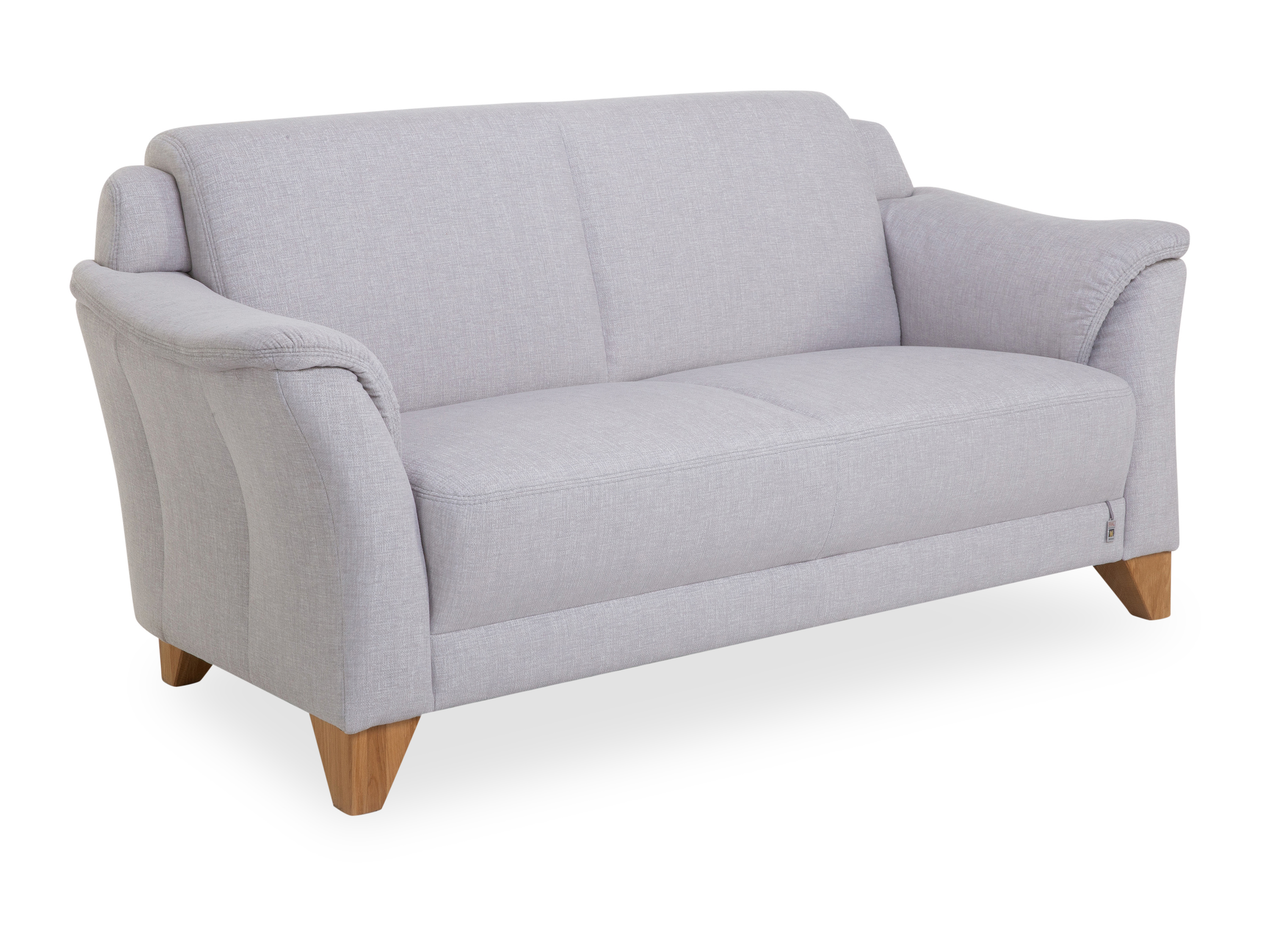 Sofa 2,5 Sitzer MONDO QUADRA 615\/18 silbergrau