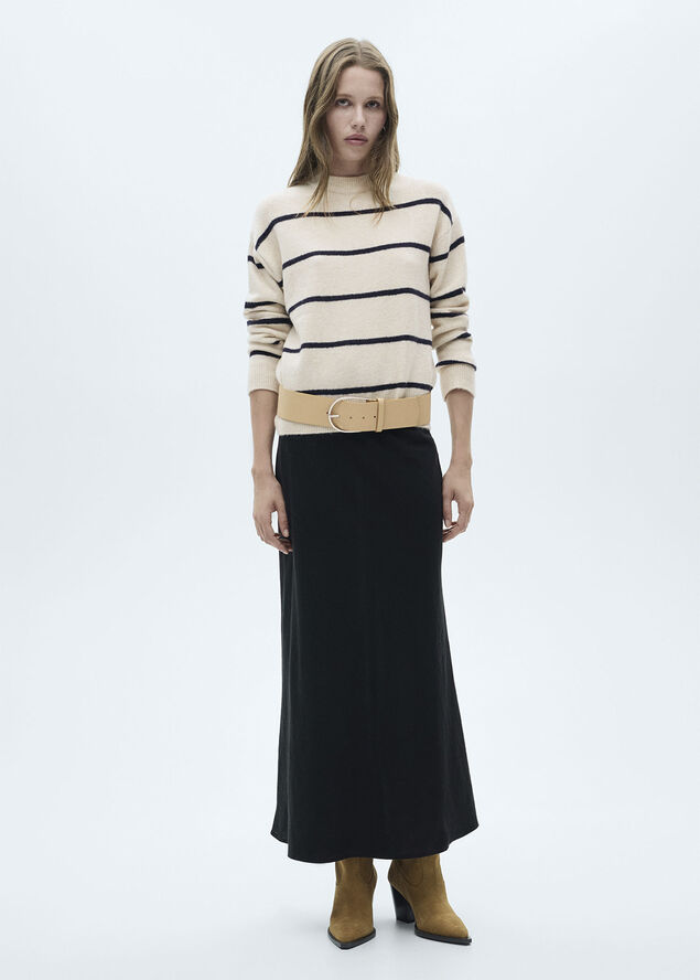 MANGO SWEATER. -- MARINA Lt pastel brown
