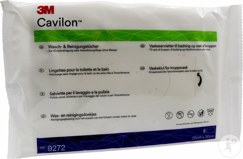 3M Cavilon Lingettes Bain Et Toilette 8 Pièces