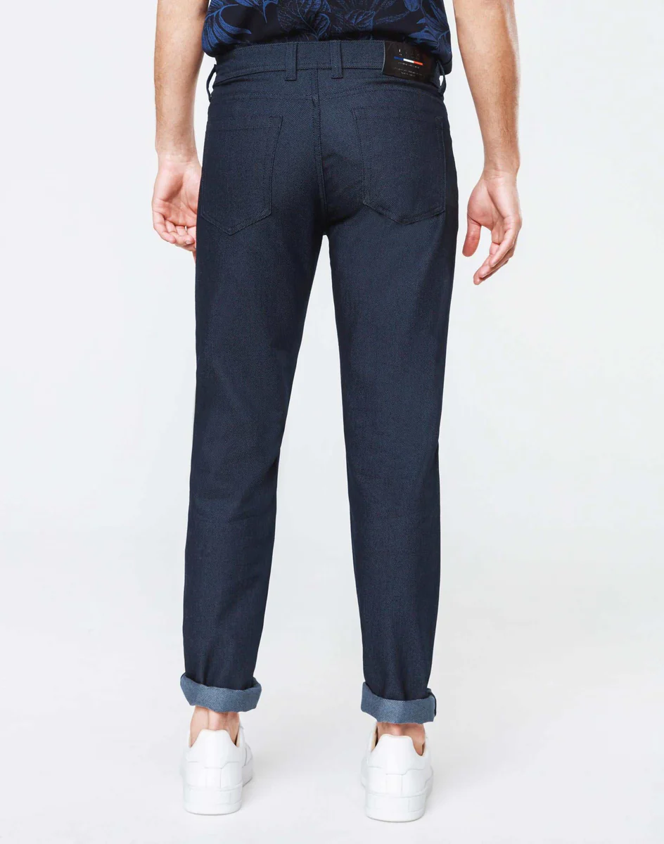 Pantalon 5 poches marine 