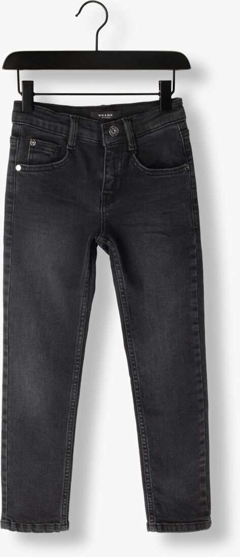 NIK & NIK antraciet nik & nik slim fit jeans fabio denim