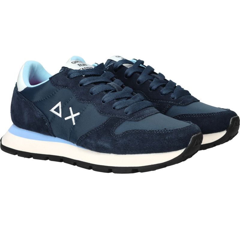 SUN68 Ally Solid Nylon Sneakers Blauw Dames