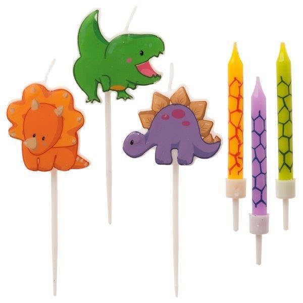 Dekora Pack Velas para Bolos Dinossauros - 540345407