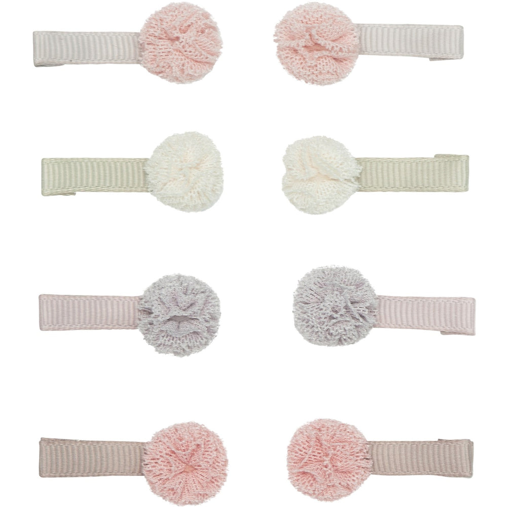 Køb Mimi & Lula 8 Hårclips - Mini Tulle pom Pom Swanlake