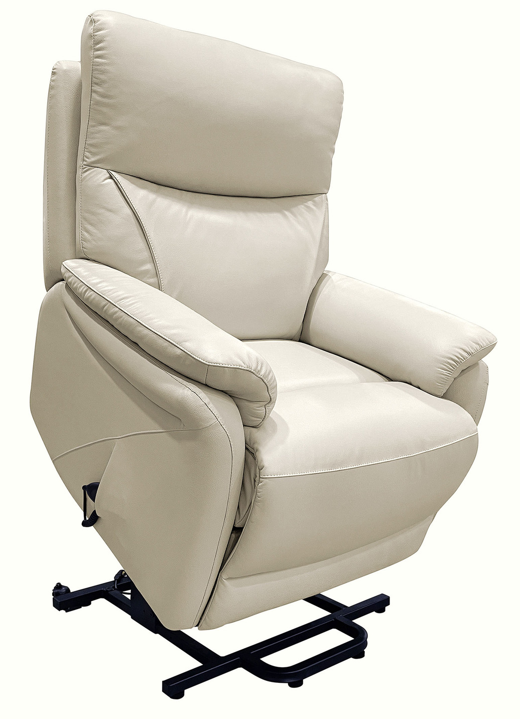 Leder-TV-Sessel mit XXL-Sitzkomfort und Aufstehhilfe