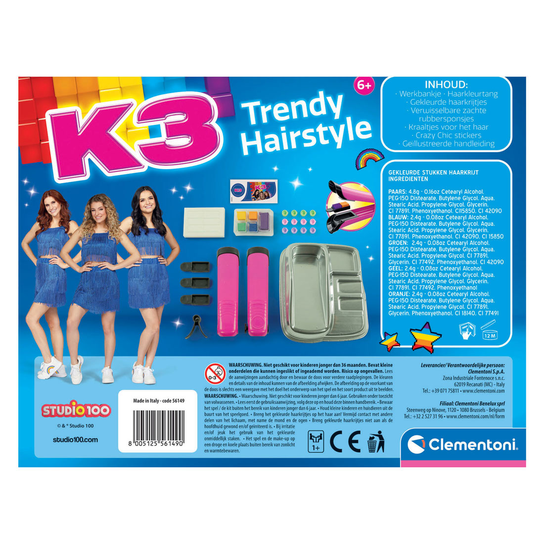 Clementoni Trendy Hairstyle K3 Haarstylist