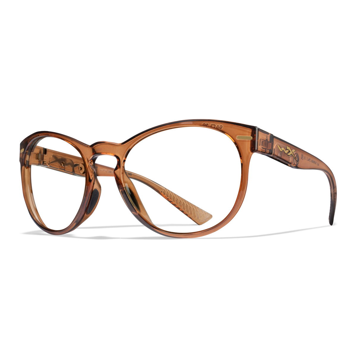 Wiley X Covert Solbrille, Captivate Polaroid Glas, Transparent Brun Stel, dame - Spejder Sport
