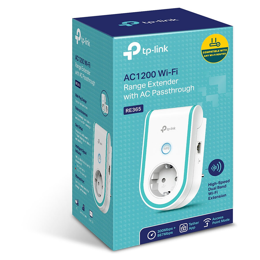 TP-Link RE365 FR - Répéteur Wi-Fi AC1200