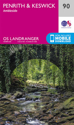 Penrith & Keswick - OS Landranger Map 90 (Sheet map, folded)