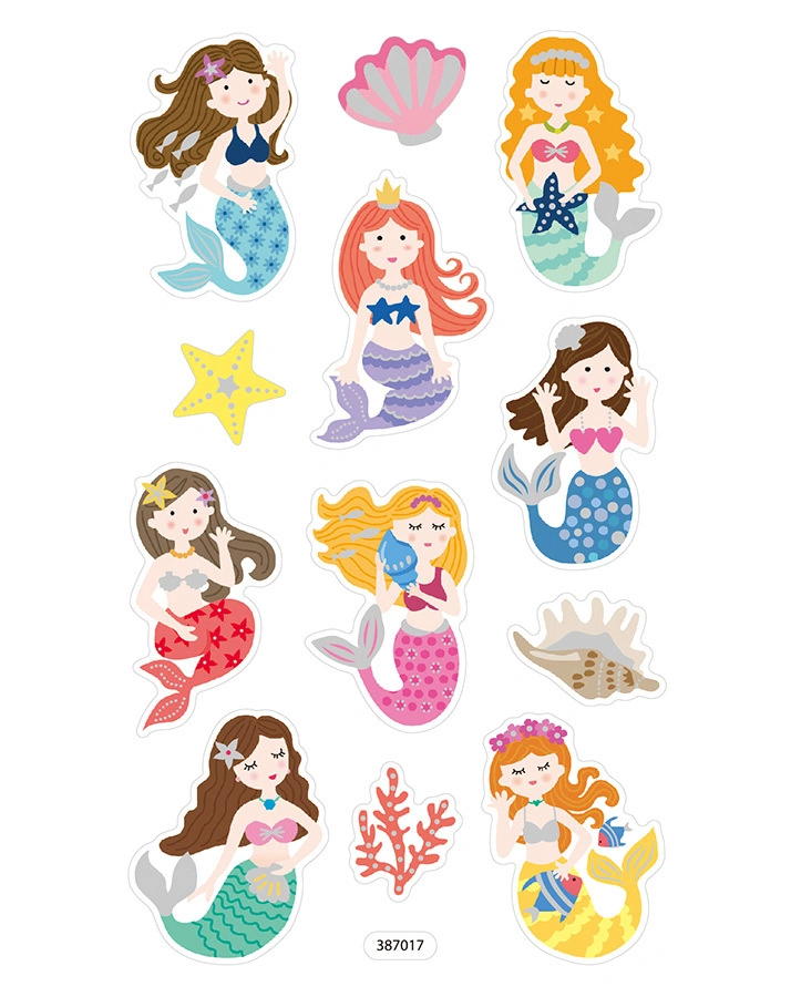 Soft-Sticker UNDER WATER 25-teilig in bunt