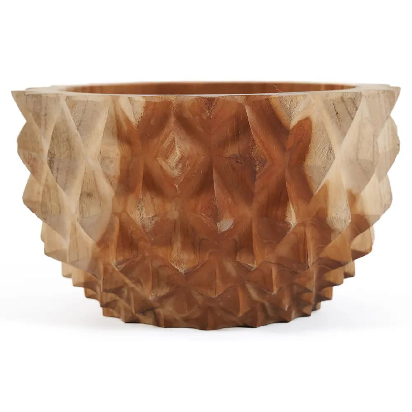 Bazar Bizar Bol en teck Durian naturelle - D.15 cm