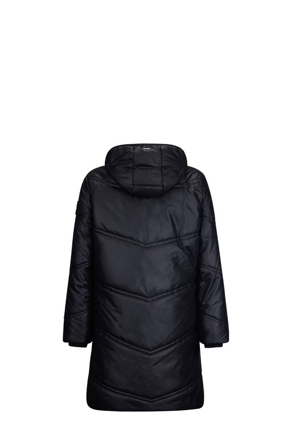 Retour Jeans gewatteerde winterjas Bzou zwart
