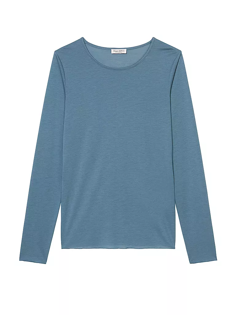 MARC O'POLO Langarmshirt blau