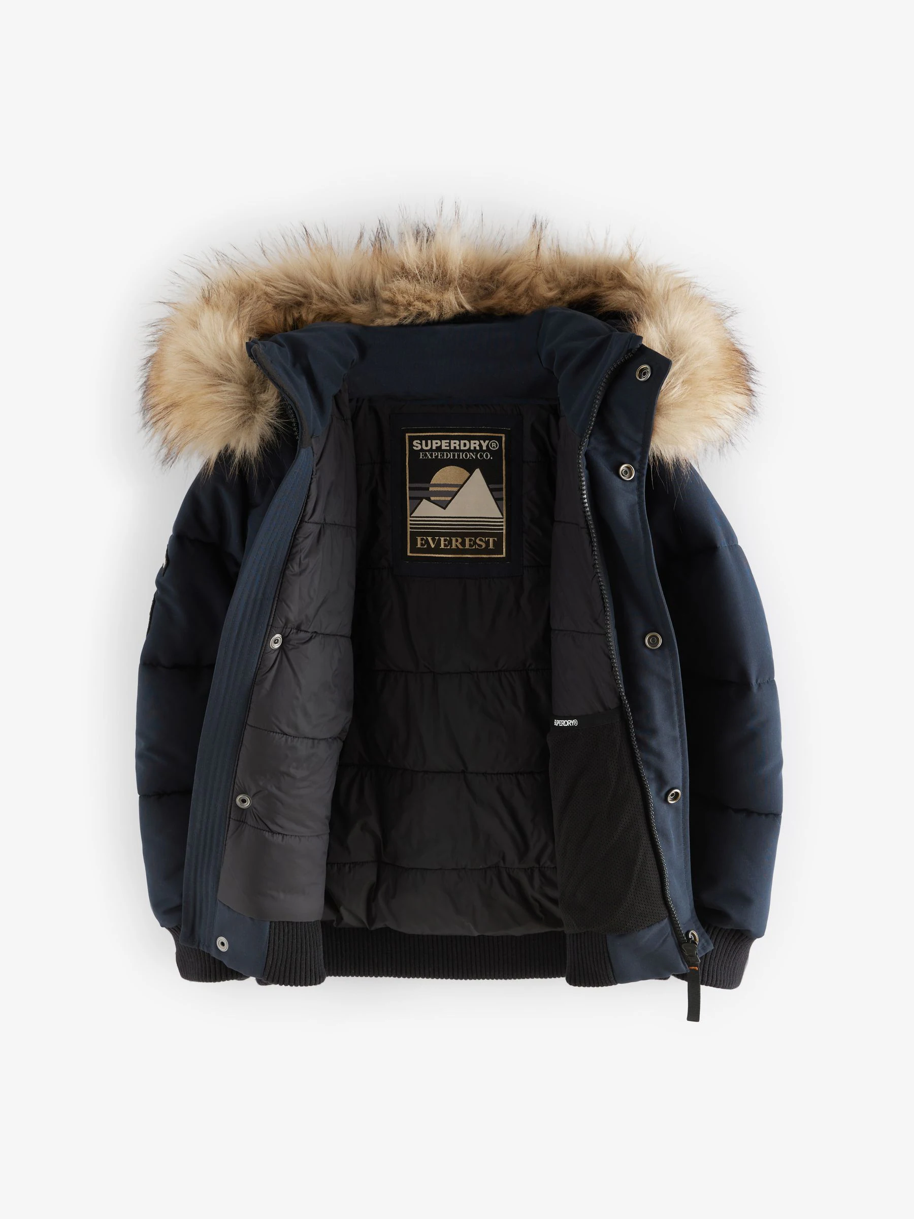 Marineblauw - Superdry Everest bomberjack