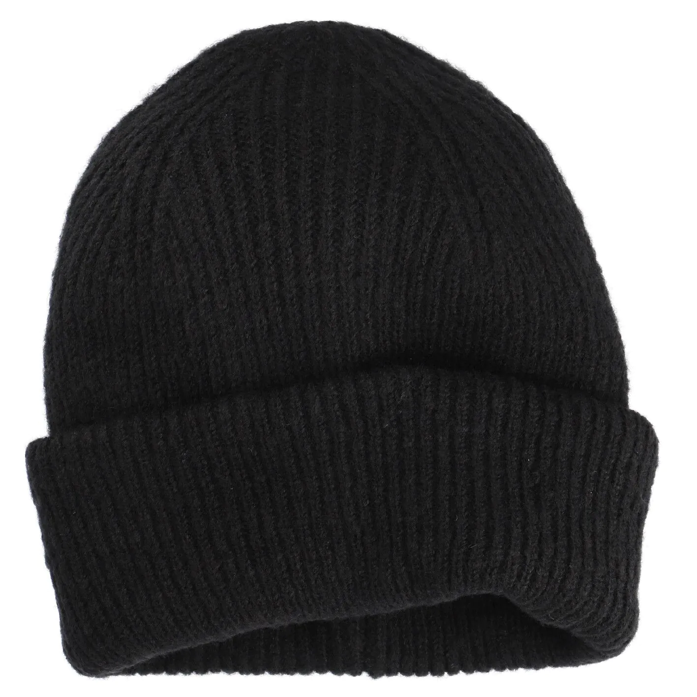 Mütze Uni, schwarz, 23 cm
