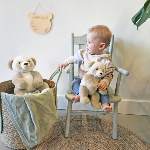Happy Horse Knuffel - Panda Pinto - 28 cm - Beige/Wit