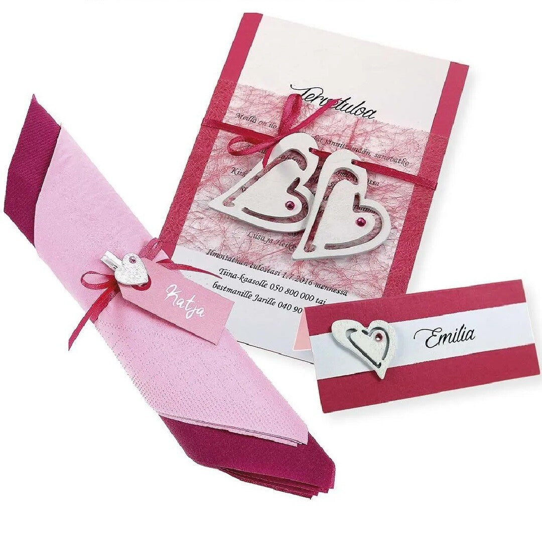 Happy moments cadeaulabels lichtrood - 20st