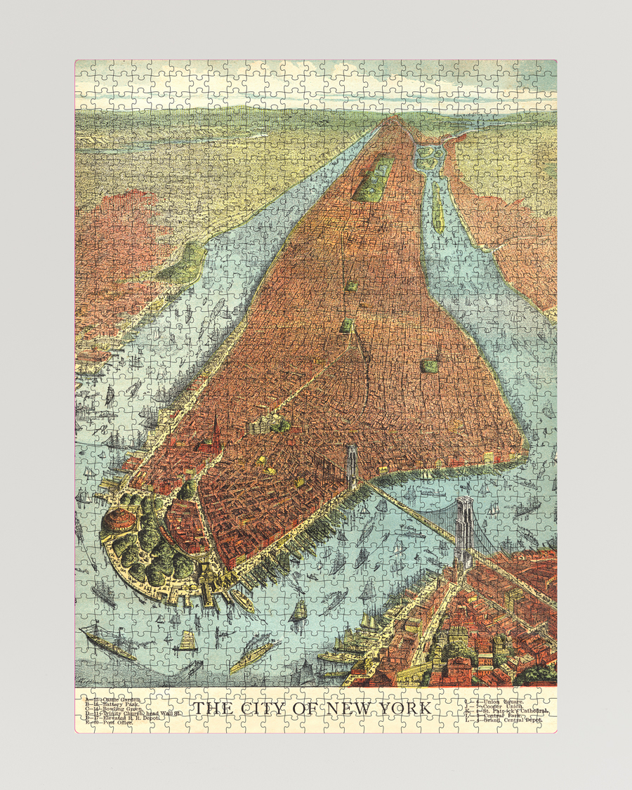 New Mags John Derian-The City of New York 750 Pieces Puzzle