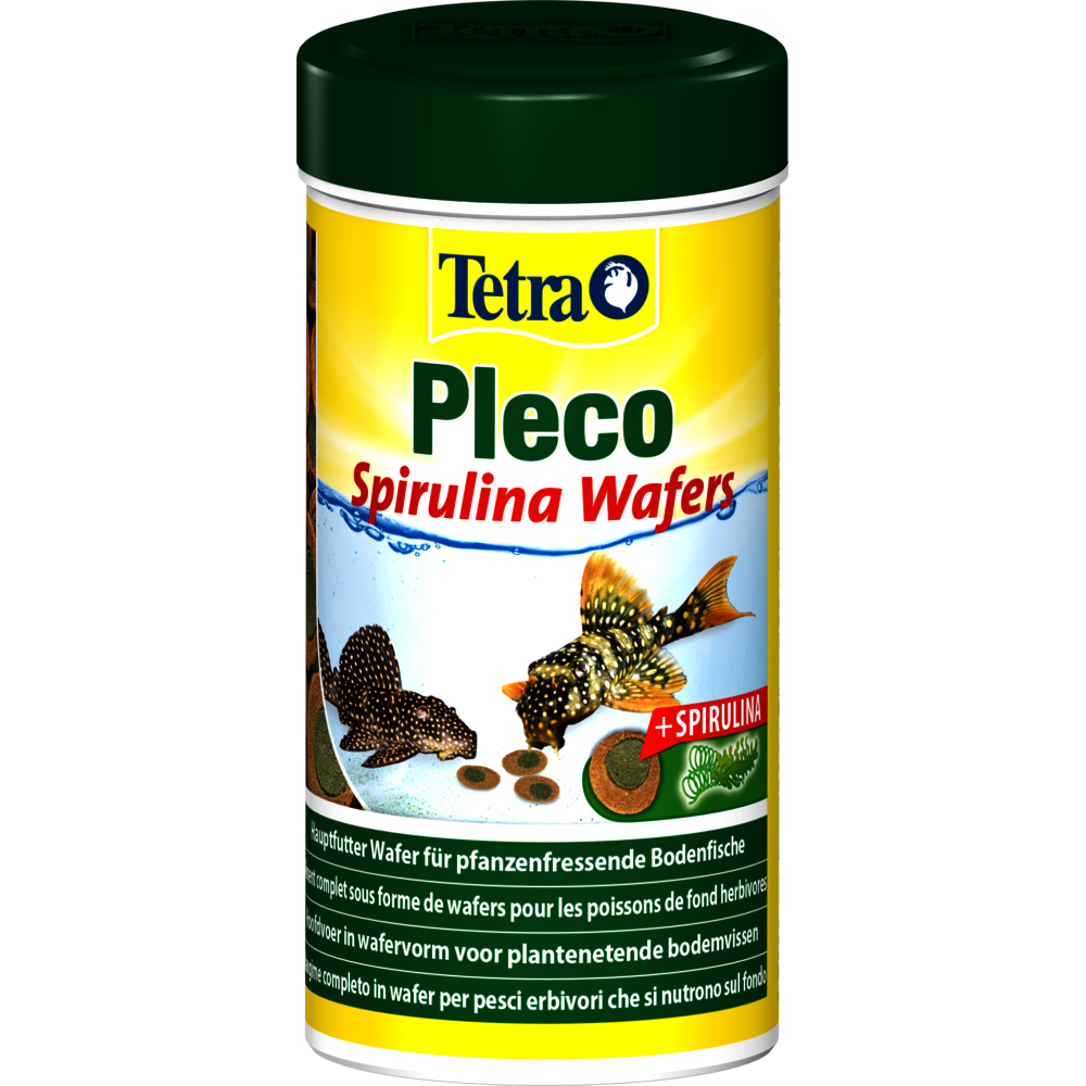 Pleco spirulina wafers, aliment complet pour poissons de fond herbivores 10