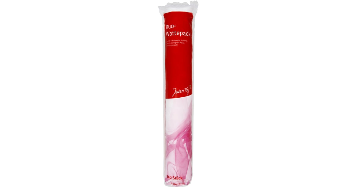 Jeden Tag Duo Wattepads 140 Stück