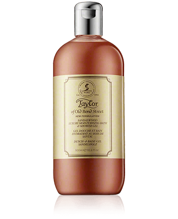 Taylor of Old Bond Street Sandalwood Luxury Moisturising Bath & Shower Gel 500ml