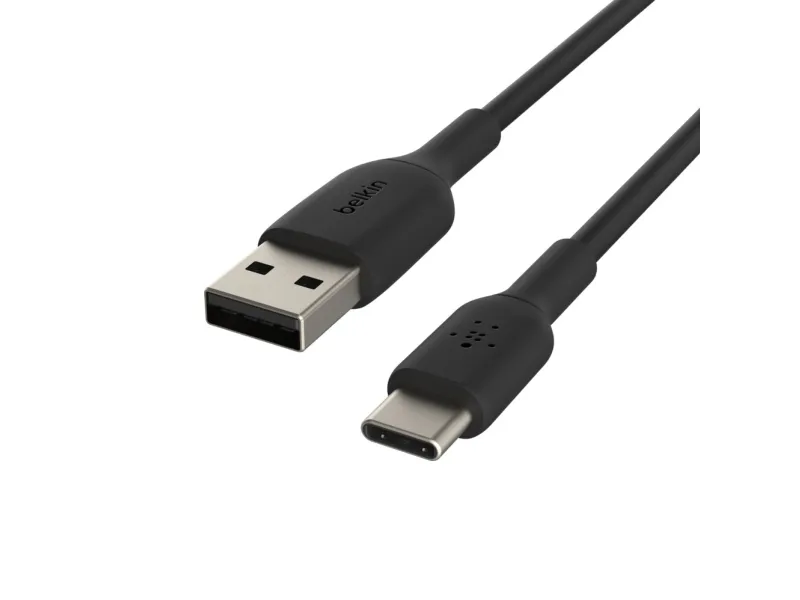 Belkin BoostCharge - USB-kabel - 24 pin USB-C (han) til USB (han) - 2 m - sort