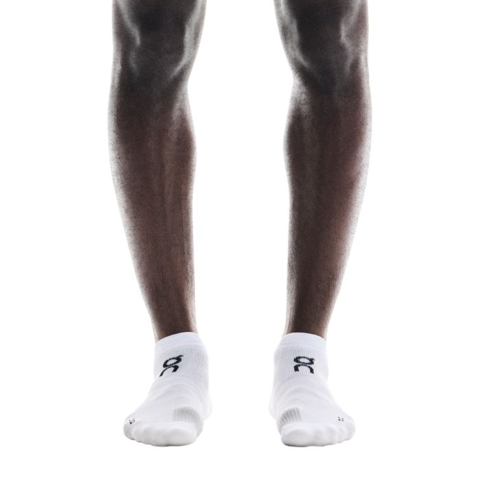 On Unisex Strømper Performance Run Sock Low-Cut Hvid