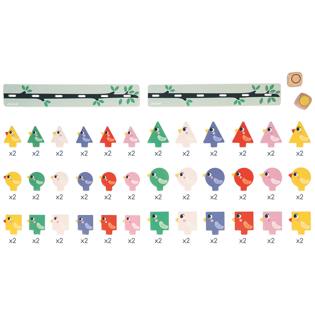Janod sorteerspel vogels
