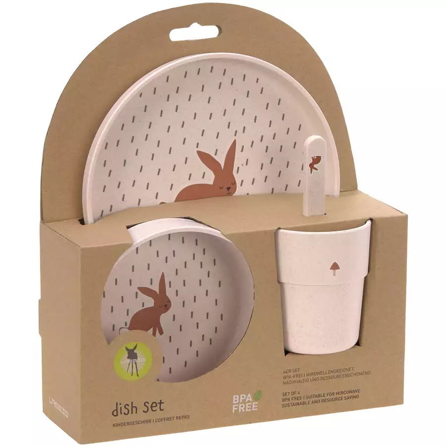 LÄSSIG Geschirrset, Little Forest Rabbit
