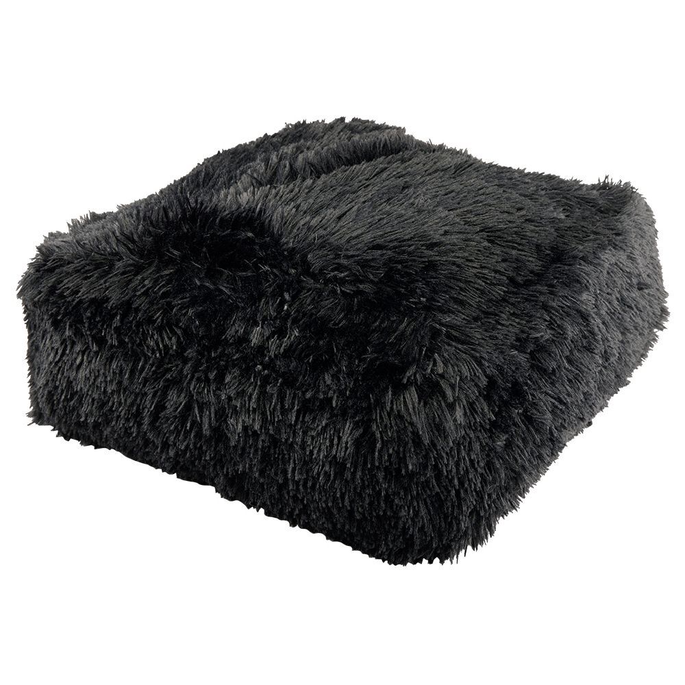 Coussin de sol shaggy 40x40 cm