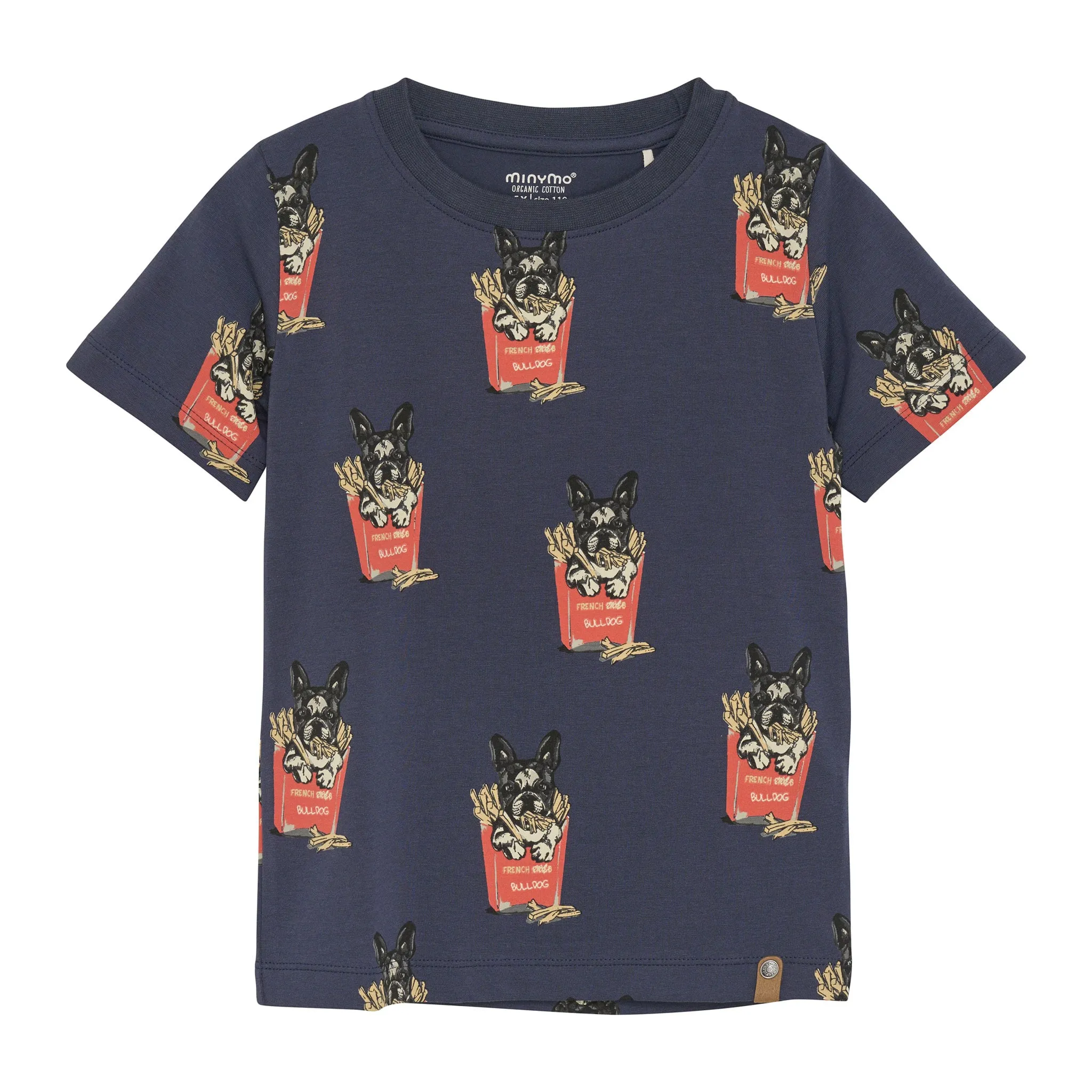 Minymo T-Shirt Frites Bulldog 3-8ans