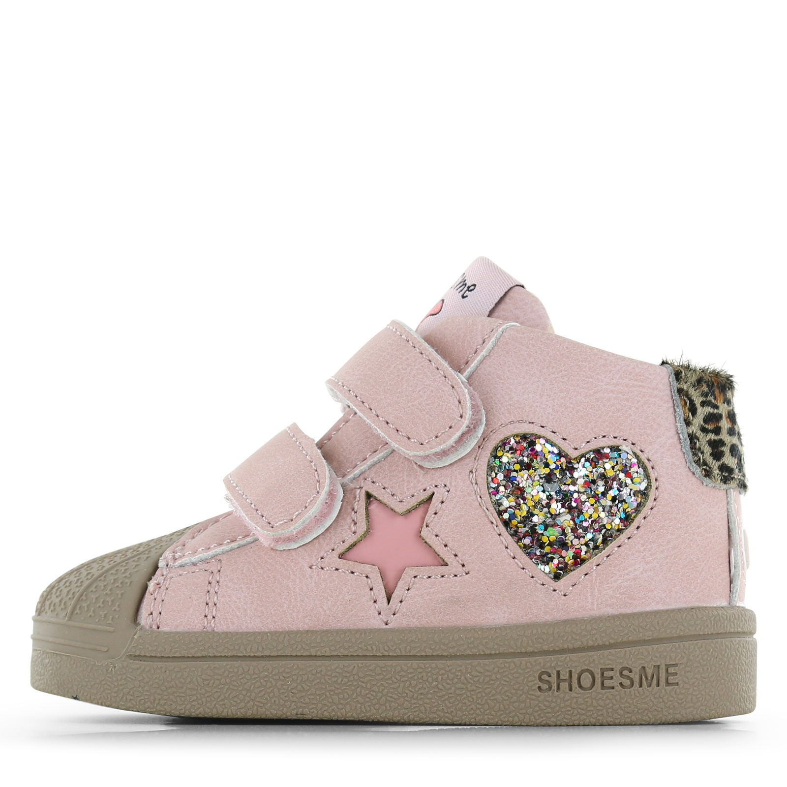 Shoesme hohe rosa Sneaker mit Höckerzehe