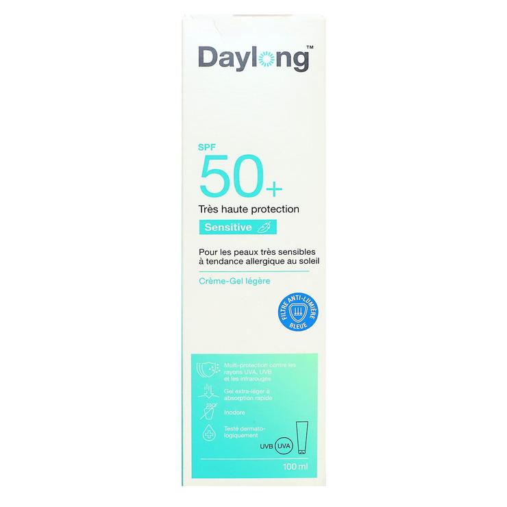 Sensitive crème-gel légère SPF50+ 100ml