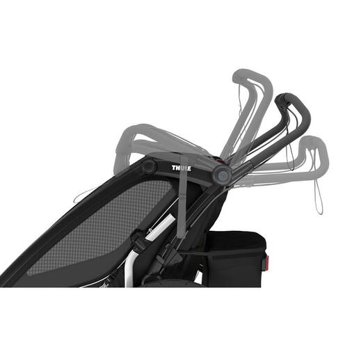 Poussette Remorque-Vélo Chariot Sport 2 Single Black - THULE