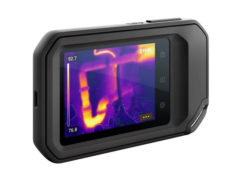 FLIR C3-X - Termisk og visuelt lyskamerakombo - kompakt - 0.012 MP - Wi-Fi - sort