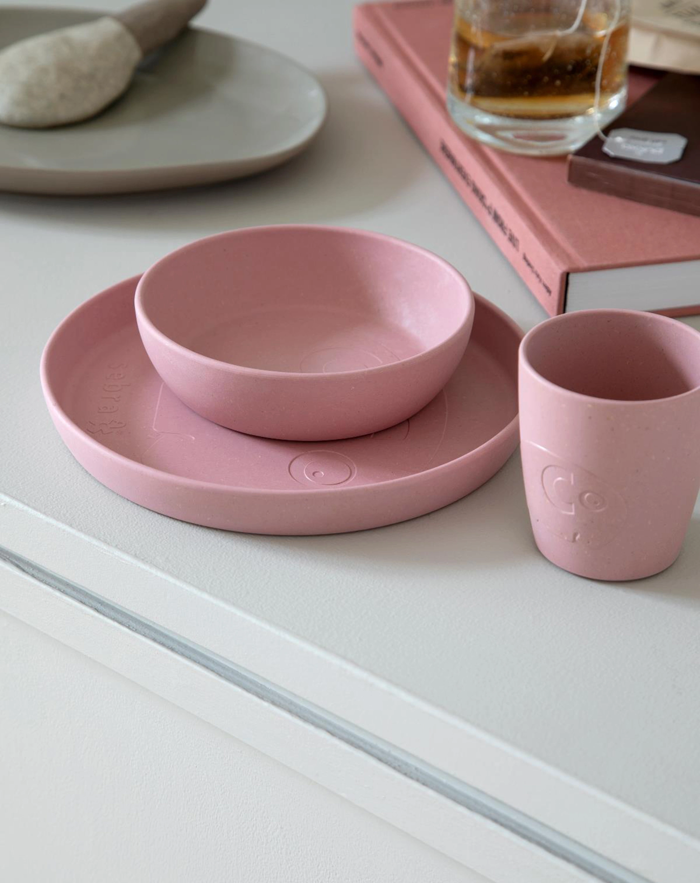 Teller-Set MUMS 2er Pack in blossom pink