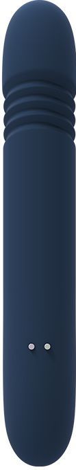 Goddess - Zephyros - Waterdichte Stootvibrator - Blauw - Huidvriendelijk Materiaal